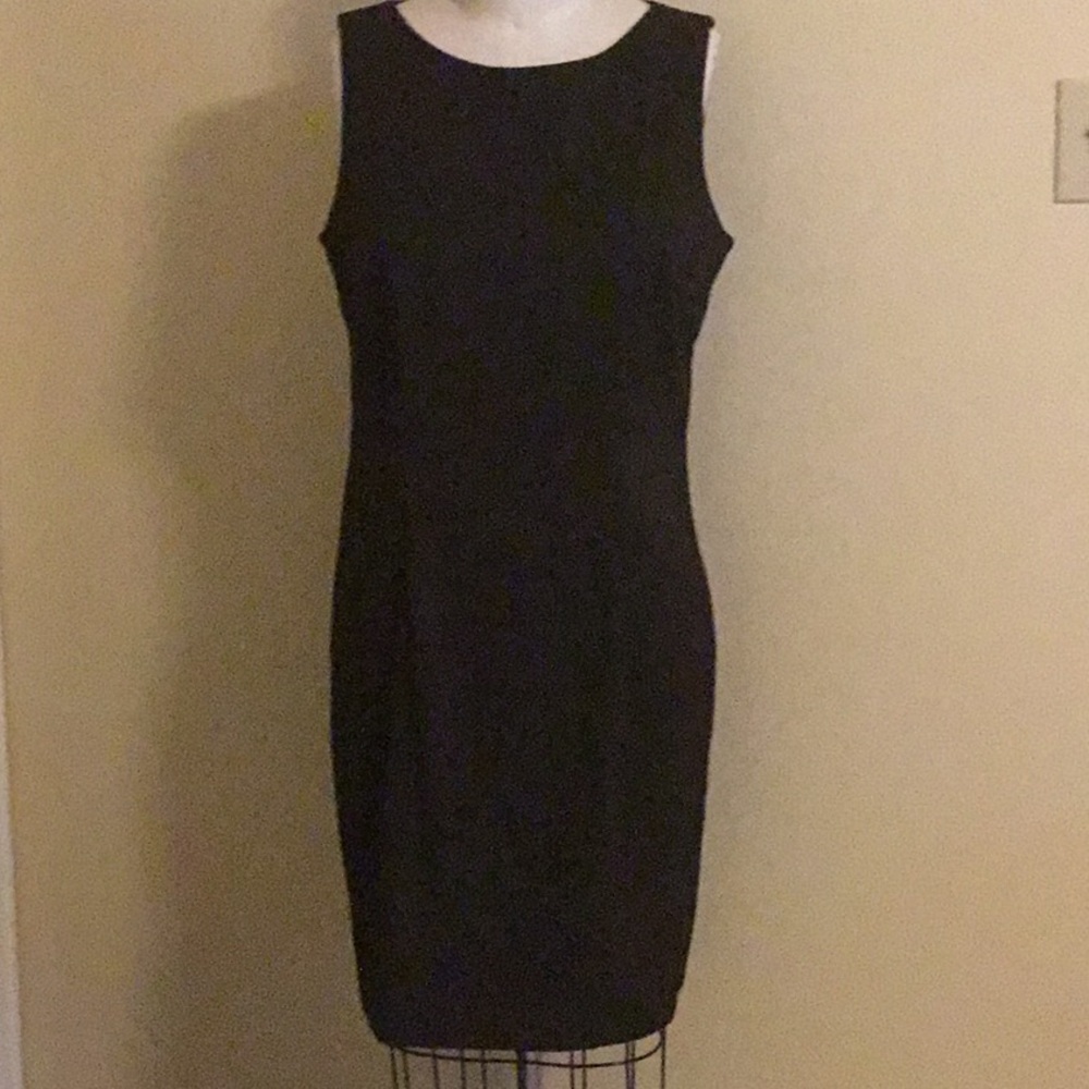 AGB Dark Brown Sleeveless Sheath Dress. Size 12. NWOT